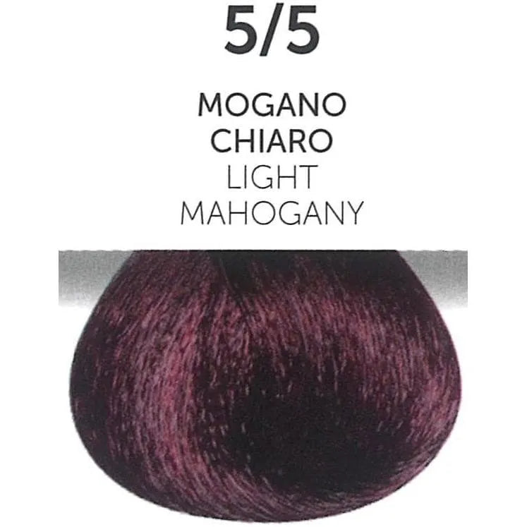 Perlacolor 5/5 Light Mahogany Permanent Hair Dye 100 ml - Long-lasting color for salon treatments. 