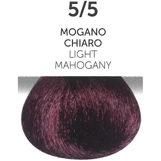 Perlacolor 5/5 Light Mahogany Permanent Hair Dye 100 ml - Long-lasting color for salon treatments. 