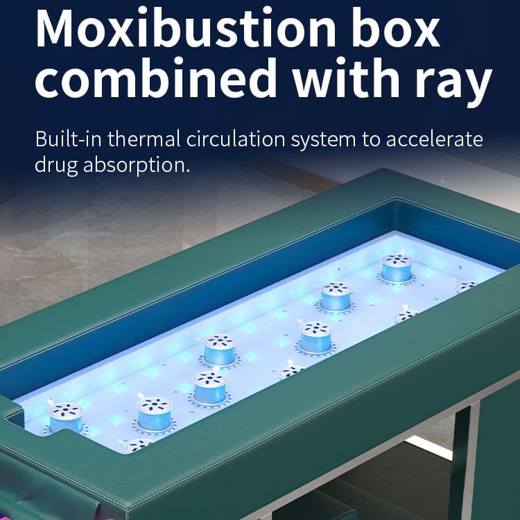 611-2 | Massage Setting Shampoo Bed | Natural Hot Stone Magnetic Therapy with Under Seat Storage and Ottoman | SSW SHAMPOO UNITS AND CABINETS SSW 