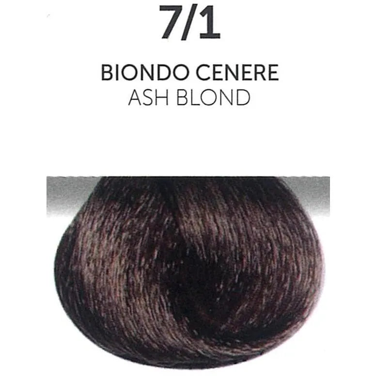 Perlacolor 7/1 Ash Blond Permanent Hair Dye 100 ml - Long-lasting color for salon treatments. 