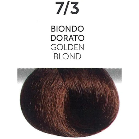 Perlacolor 7/3 Golden Blond Permanent Hair Dye 100 ml - Long-lasting color for salon treatments. 