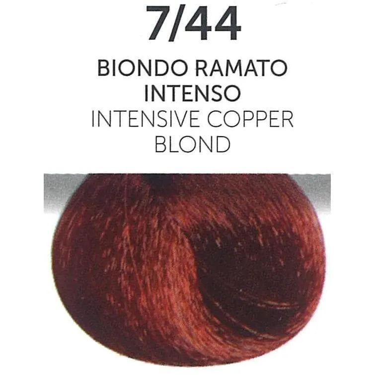 Perlacolor 7/44 Intensive Copper Blond Permanent Hair Dye 100 ml - Long-lasting color for salon treatments. 