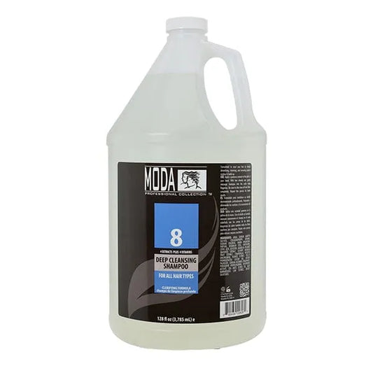 8 Deep Cleansing Shampoo for All Hair Types | 128 fl oz | MODA SHAMPOO MODA 