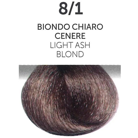 Perlacolor 8/1 Light Ash Blond Permanent Hair Dye 100 ml - Long-lasting color for salon treatments. 