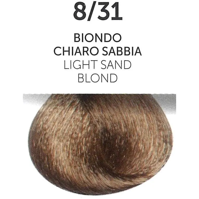 Perlacolor 8/31 Light Sand Blond Permanent Hair Dye 100 ml - Long-lasting color for salon treatments. 
