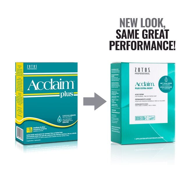 Acclaim Plus Extra Body Acid Perm | Normal, Fine or Tinted Hair | ZOTOS Hair Permanents & Straighteners ZOTOS 