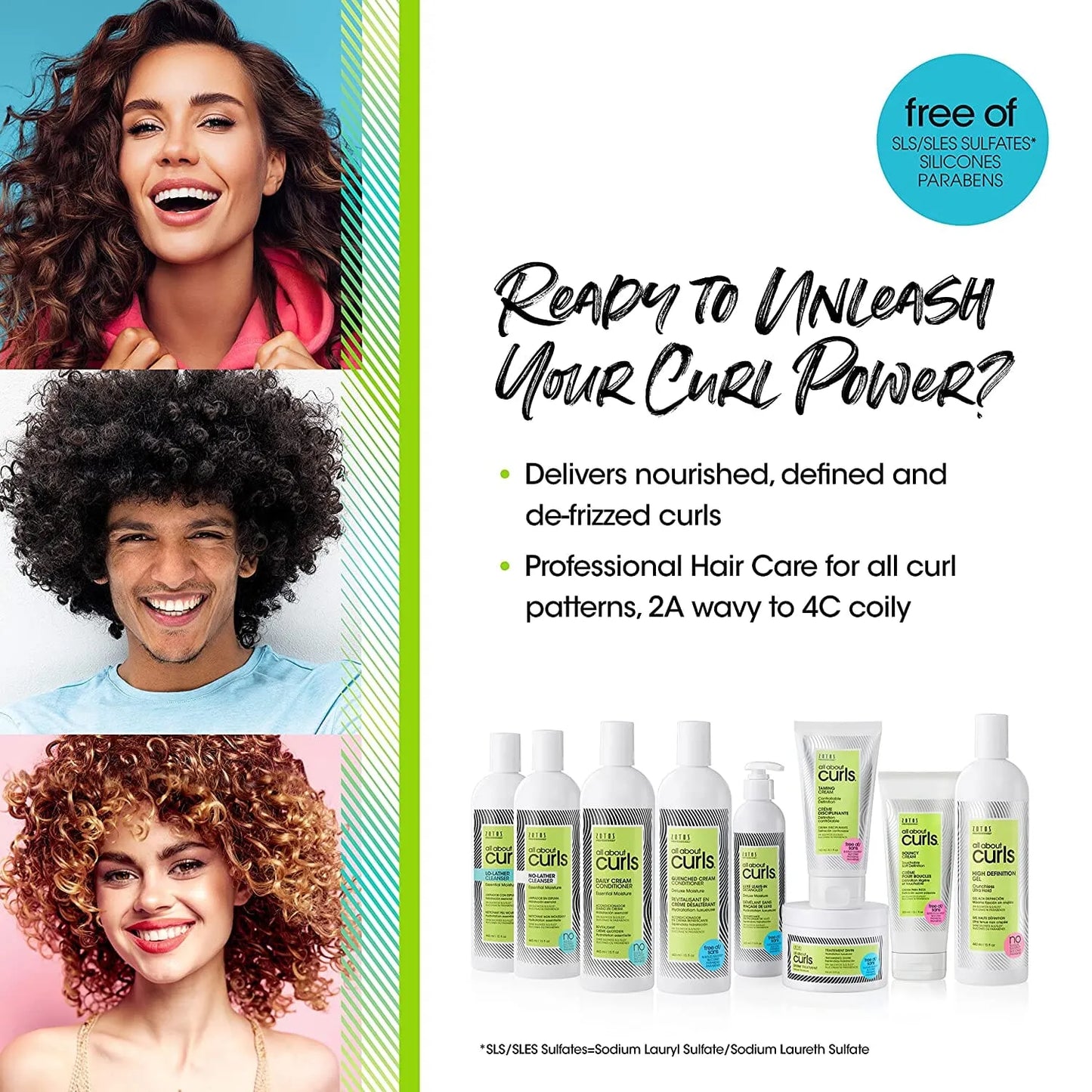 All About Curls | Deluxe Moisture Starter Kit | 4 Piece Set | ZOTOS Hair Permanents & Straighteners ZOTOS 