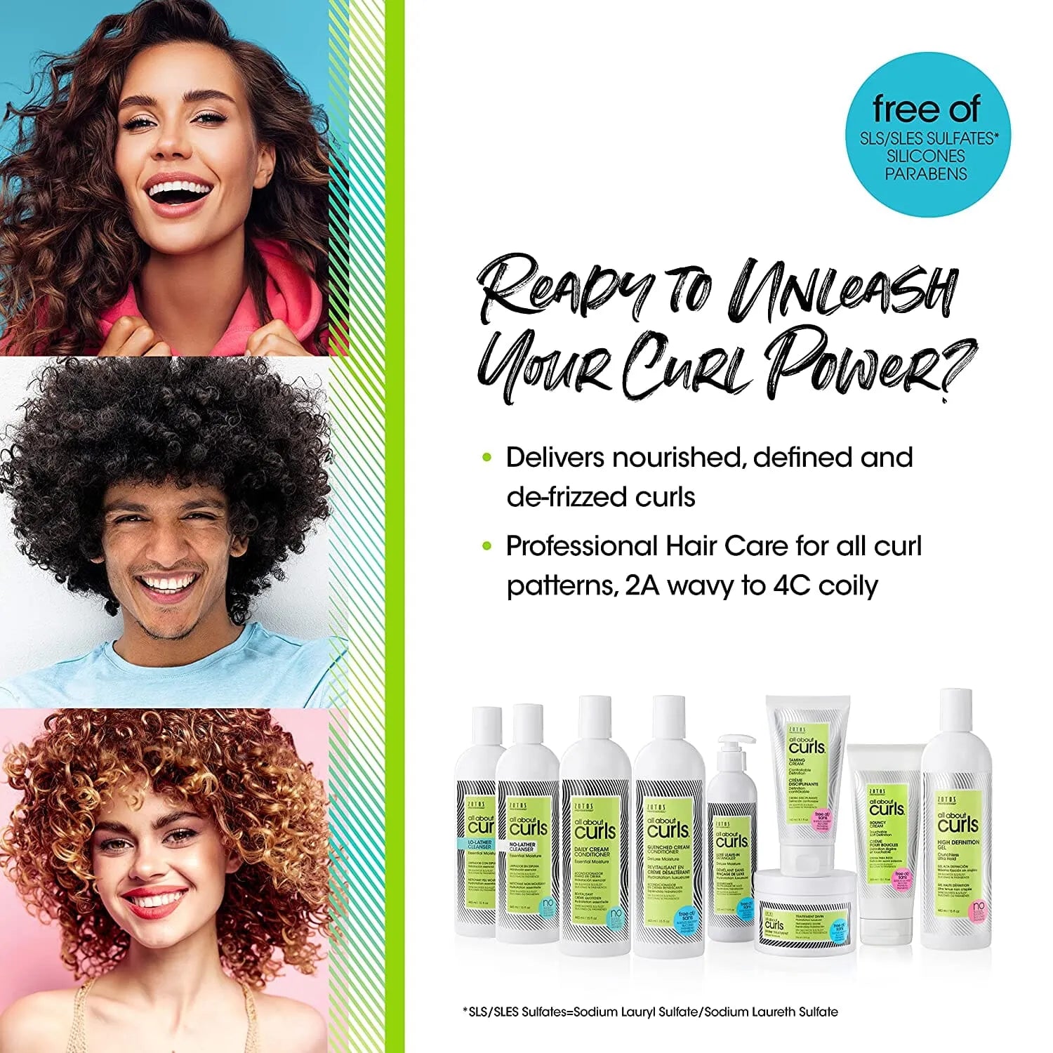 All About Curls | Deluxe Moisture Starter Kit | 4 Piece Set | ZOTOS Hair Permanents & Straighteners ZOTOS 