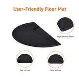 Anti-Fatigue Floor Mat | Black | Semi Circle | 7/8 in. Thick FLOOR MAT SSW 