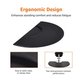 Anti-Fatigue Floor Mat | Black | Semi Circle | 7/8 in. Thick FLOOR MAT SSW 