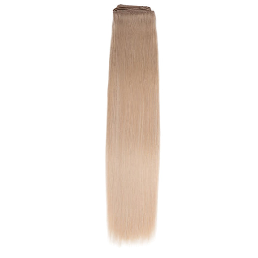 AQUA Machine Weft 18 Inch 18/22 Balayage Straight 1 Piece Remy Human Hair Extension