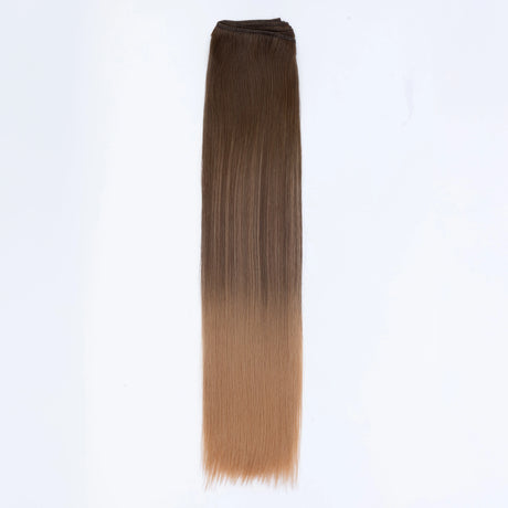 AQUA Machine Weft 22 Inch 4/12 Balayage Straight 1 Piece Remy Human Hair Extension, Salon and Spa Wholesaler