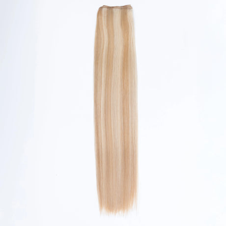 AQUA Machine Weft 18 Inch 8/24 Duo Tone Straight 1 Piece Remy Human Hair Extension, Salon and Spa Wholesaler
