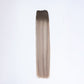 AQUA Machine Weft 22 Inch Arctic Rooted Straight 1 Piece Remy Human Hair Extension