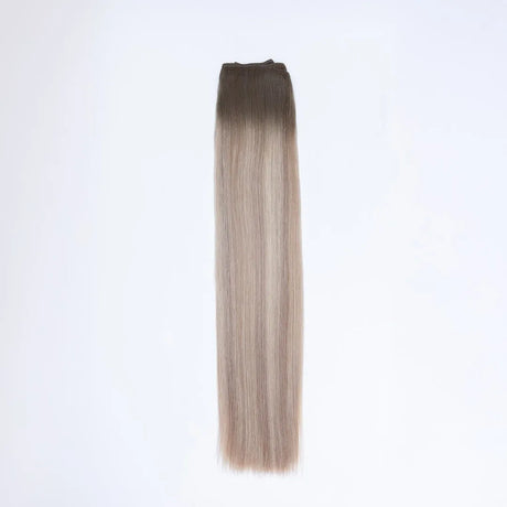 AQUA Machine Weft 22 Inch Arctic Rooted Straight 1 Piece Remy Human Hair Extension, Salon and Spa Wholesaler