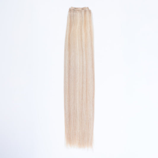 AQUA Machine Weft 18 Inch Atlantic Duo Tone Straight 1 Piece Remy Human Hair Extension