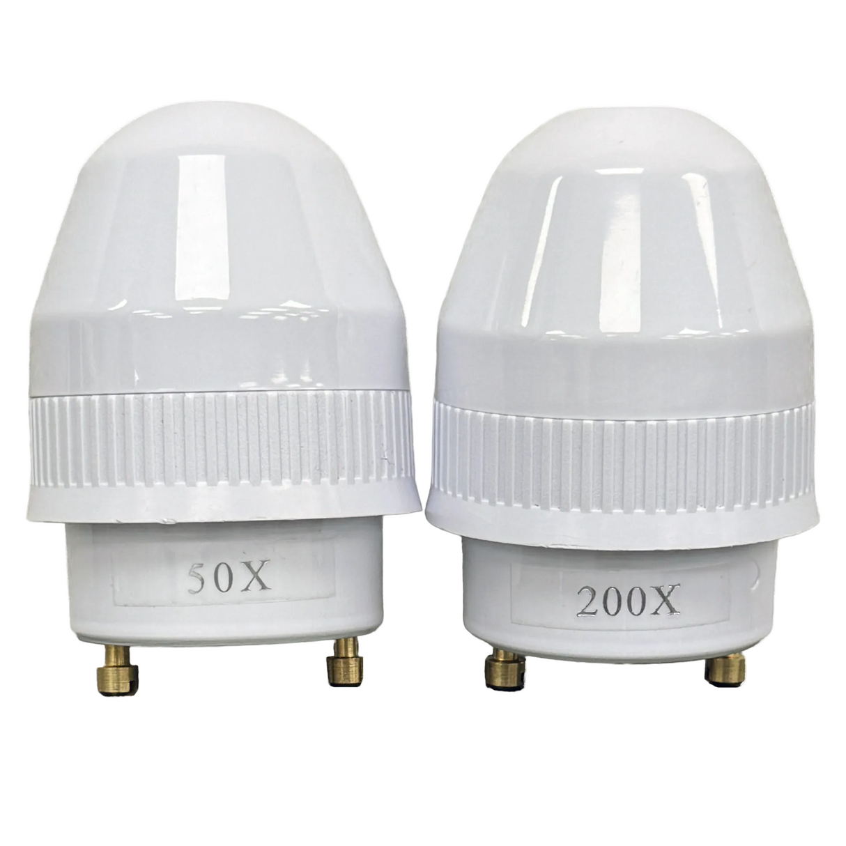 Image of the 50X and 200X magnifiers that are included with the AVYO 8750W Professional Rechargeable Hair & Scalp Analyzer