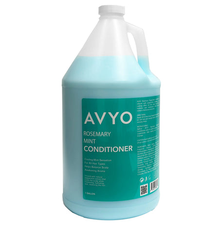 Image of the 1-gallon bottle of AVYO Rosemary Mint Conditioner. 