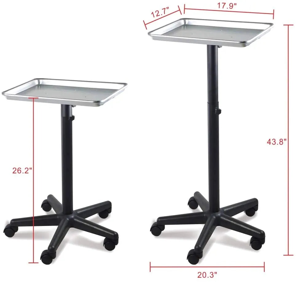 BEP-005 | Professional Aluminum Salon Rolling Utility Trolley/Tray/Cart Trolley SSW 