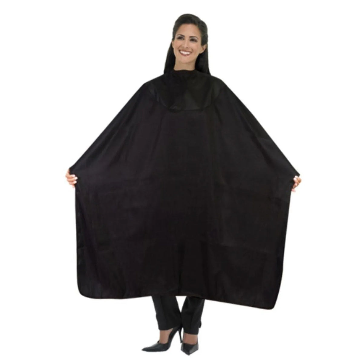 Cutting Cape with Snap Closures | Black | All Purpose Cape | SSW ...