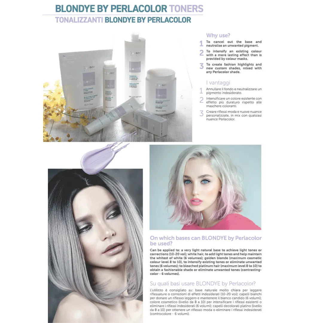 Blondye by Perlacolor Color Swatch Book, Salon and Spa Wholesaler