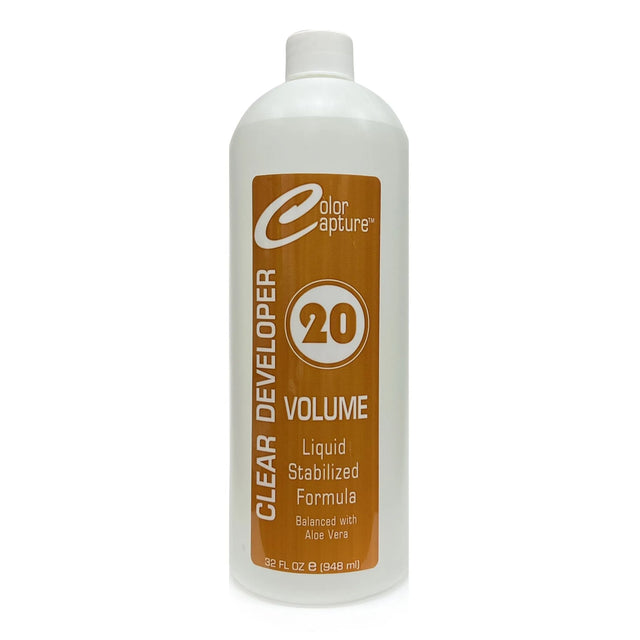 Main image of the 32 fluid ounce bottle of Color Capture 20 Volume Clear Liquid Developer.