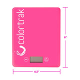 Image showing the dimensions of the Colortrak Live In Color Digital Scale