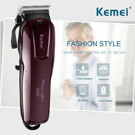 Cordless Precision Cord/Cordless Fade Clipper | Kemei PERSONAL CARE KEMEI 
