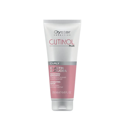 Image of the 250 milliliter bottle of Cutinol Plus Curly Hydrating Mask. 