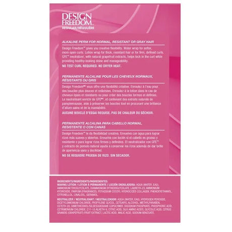 Design Freedom Regular Alkaline Perm | Normal, Resistant or Gray Hair | ZOTOS Hair Permanents & Straighteners ZOTOS 