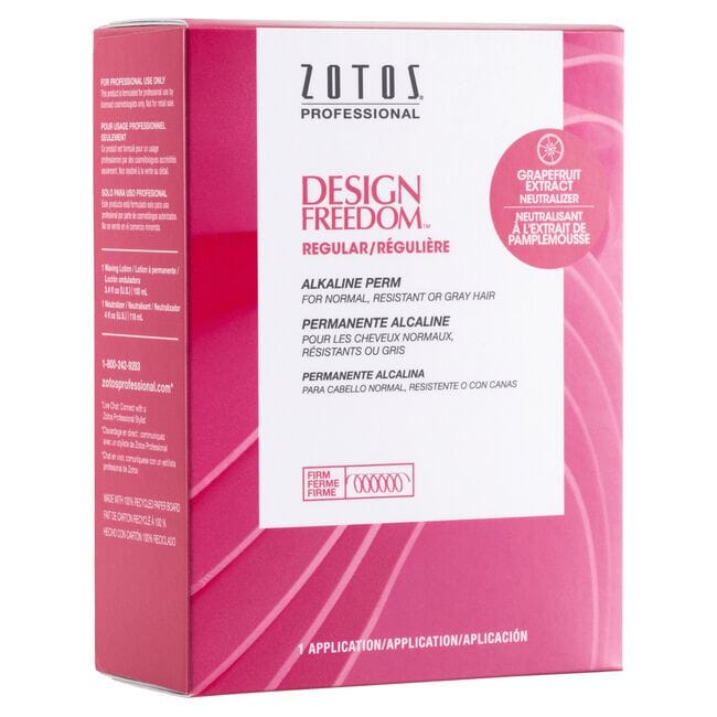 Design Freedom Regular Alkaline Perm | Normal, Resistant or Gray Hair | ZOTOS Hair Permanents & Straighteners ZOTOS 