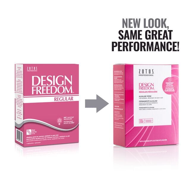 Design Freedom Regular Alkaline Perm | Normal, Resistant or Gray Hair | ZOTOS Hair Permanents & Straighteners ZOTOS 