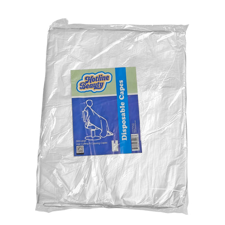 Disposable Waterproof Salon Capes | 50 pack HAIR COLORING ACCESSORIES HOTLINE BEAUTY 