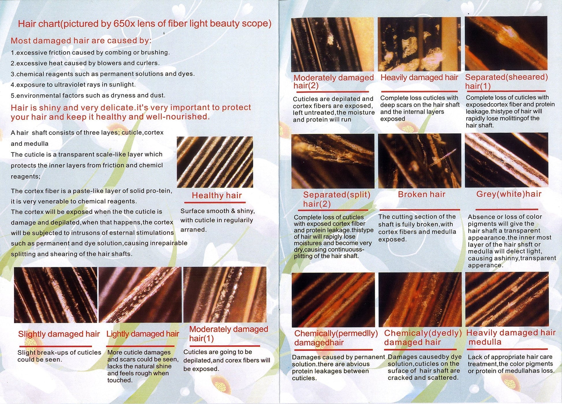 Fifth page of the manual for the SSW ML-911 Advanced Hair and Scalp Analyzer, describing care and safety precautions.