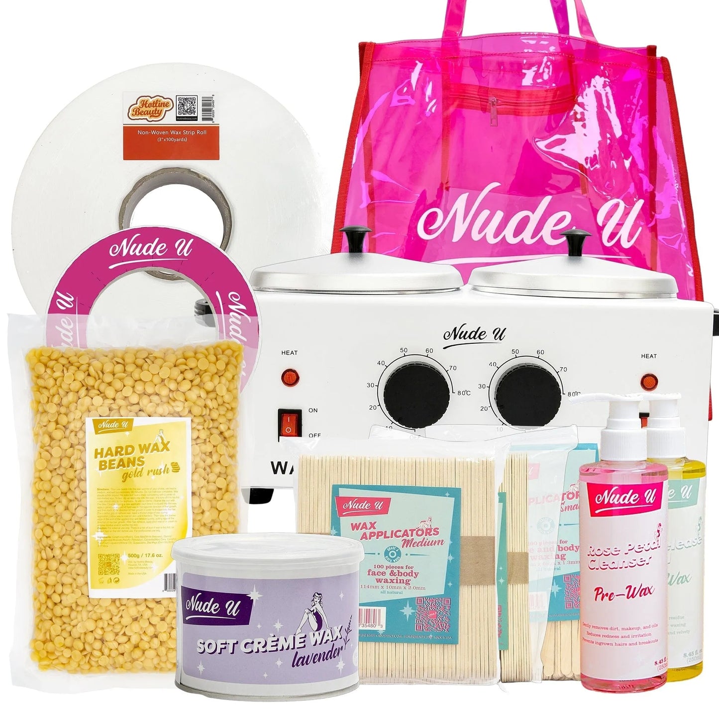 Esthetician Wax Kit | Nude U WAXING KITS & SUPLLIES NUDE U 