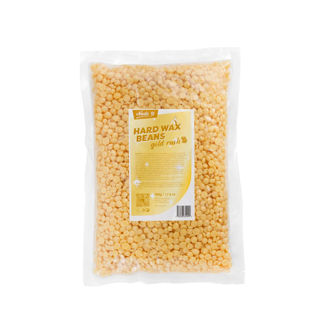 Hard Wax Beans | Gold Rush | NUDE U Waxing Kits & Supplies NUDE U 17.6oz / 500g 