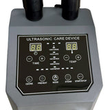 Detail image of the control panel on the Hotline Beauty MS-3828 Portable Ozone Micro-Mist Nano Hair Steamer