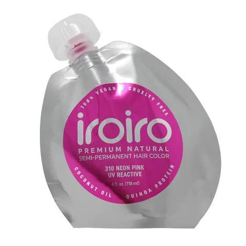 Iroiro 310 Neon Pink Semi-Permanent Hair Color – Vibrant, Vegan, and Easy to Apply