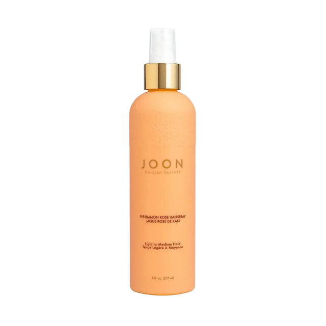 Eight ounce bottle of Joon Persimmon Rose Hairspray.