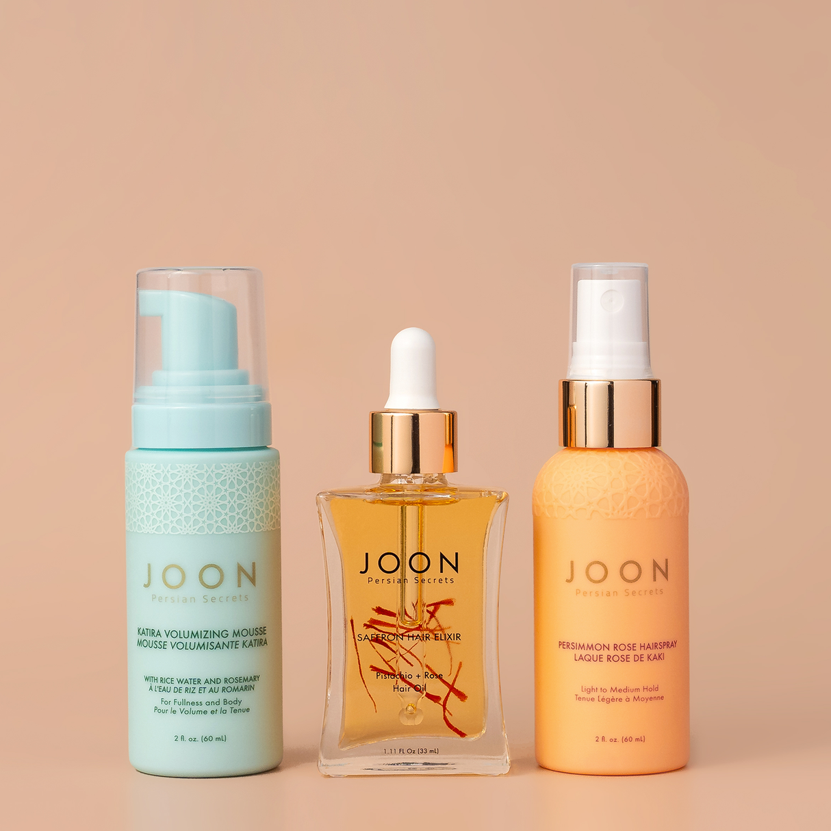 Lifestyle image of the JOON Styling Ritual Set.