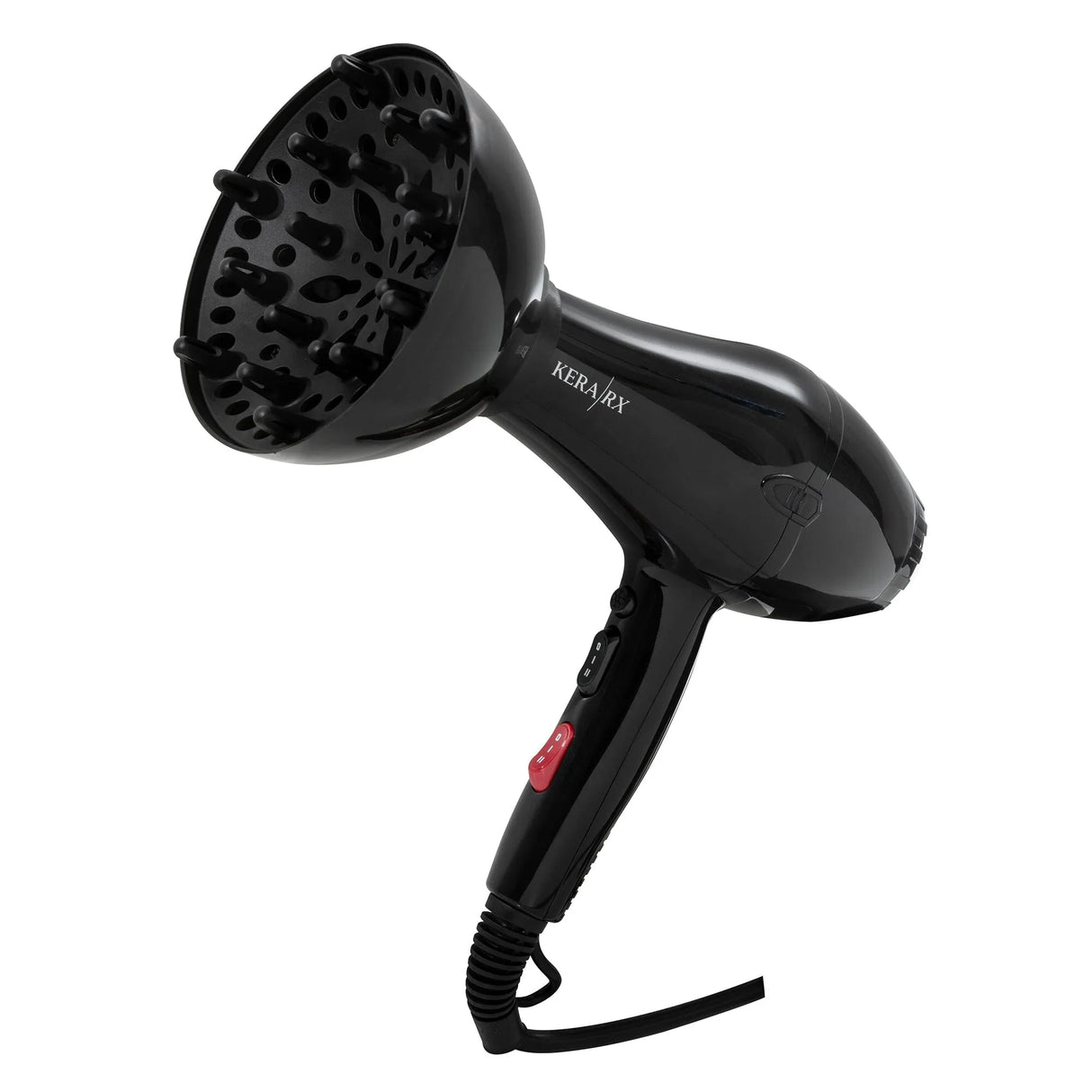Image of the Kera/RX KeraBlast 2400 Blow Dryer with diffuser attachment. 
