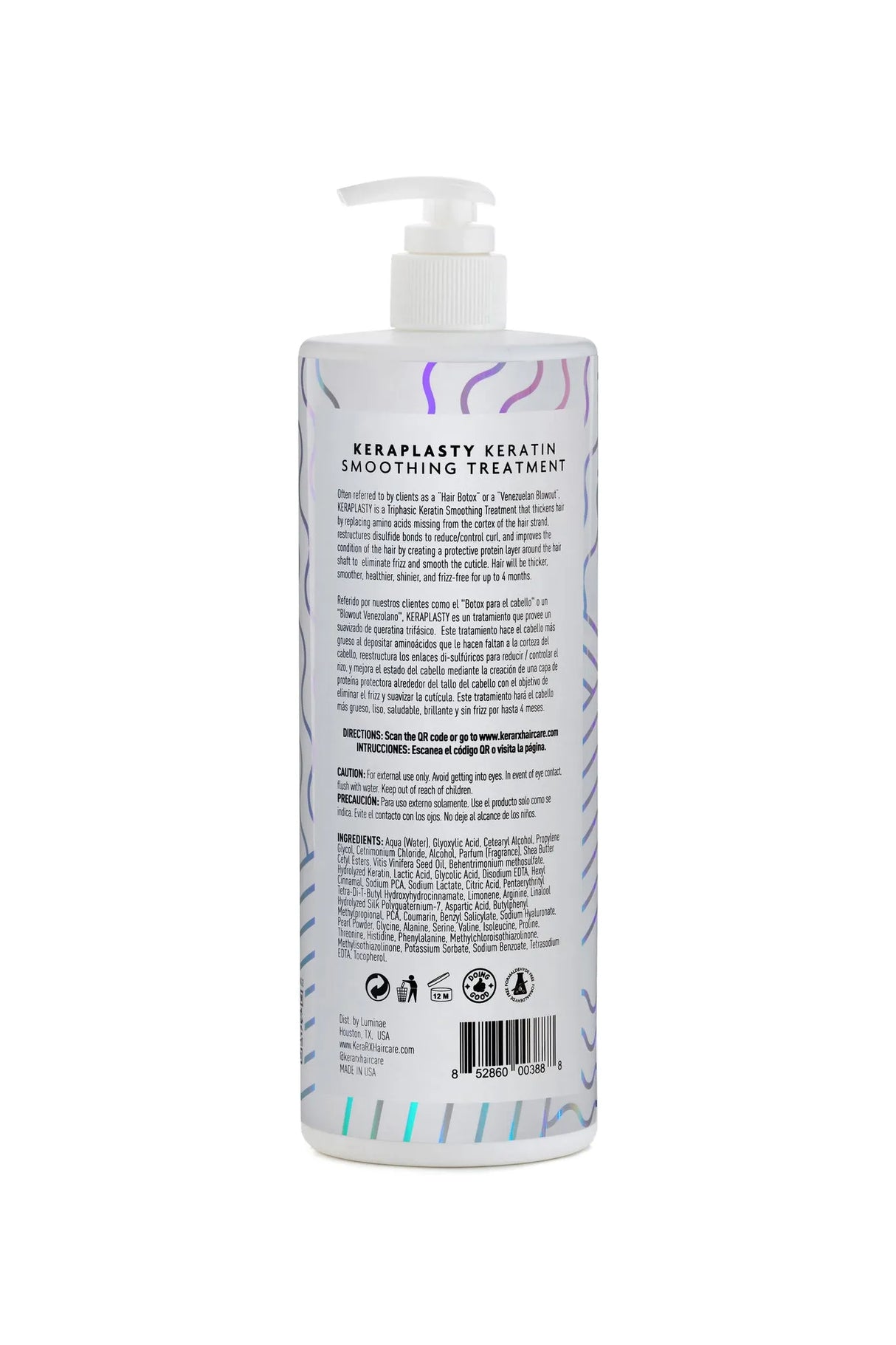 Kera/RX KeraPlasty Keratin Smoothing Treatment, Salon and Spa Wholesaler