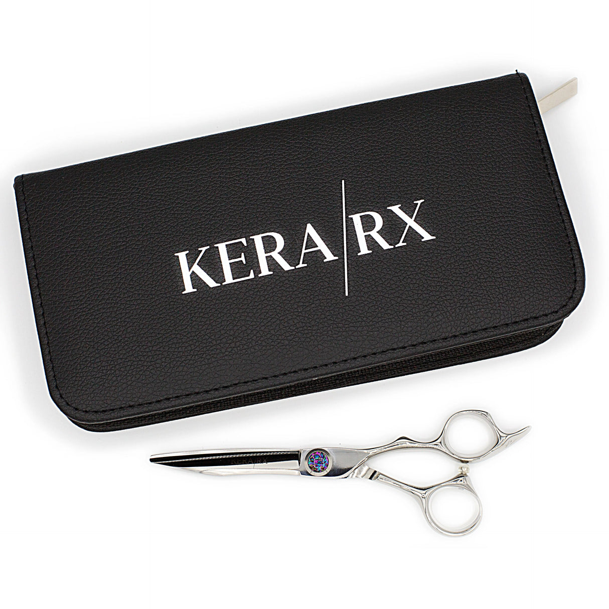 A black Kera/RX case comes with the Sculpting Shears. 