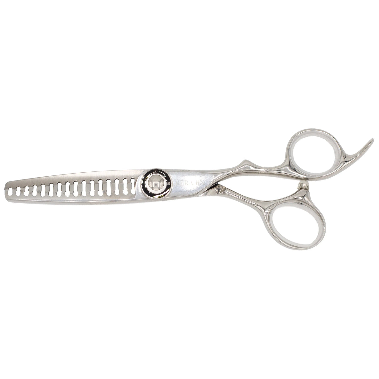 Image of the Kera/RX Stealth Blending Shears in the closed position. 