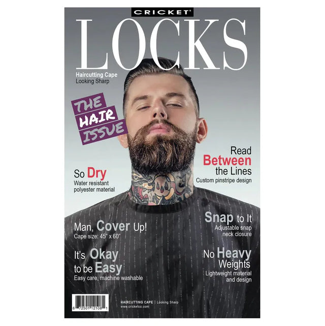 Locks Looking Sharp Haircutting Cape | CRICKET HAIR COLORING ACCESSORIES CRICKET 