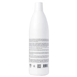Image showcasing the back label of the 1000 milliliter bottle of Luminae Blue Moon Premium Developer 40 Volume (12% Peroxide).