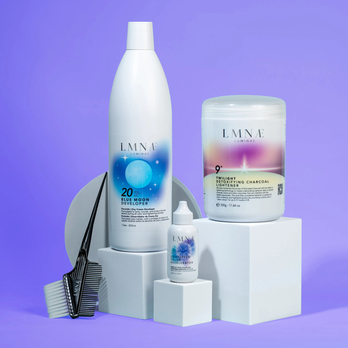 LUMINAE product family showcasing the Lightspeed Color Accelerator. 