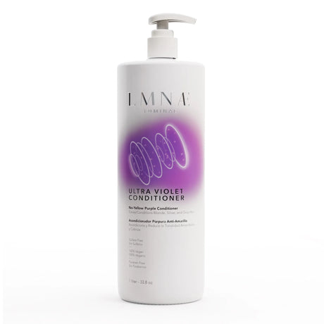 Image of the 1000 milliliter bottle of LUMINAE Ultra Violet Conditioner.
