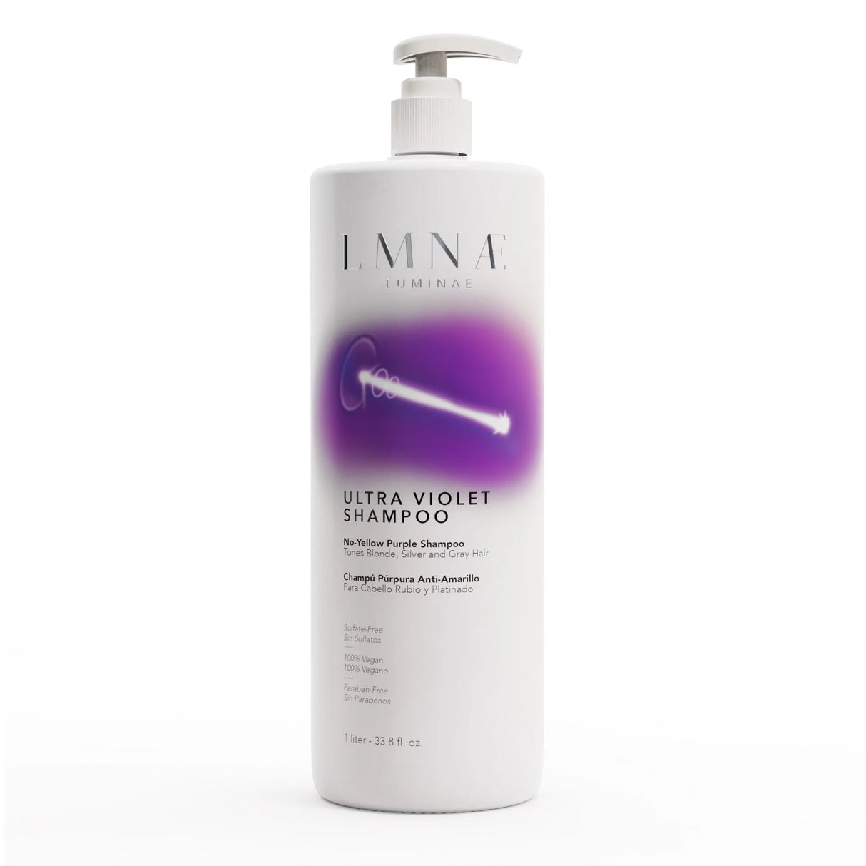 Image of the 1000 milliliter bottle of LUMINAE Ultra Violet Conditioner.