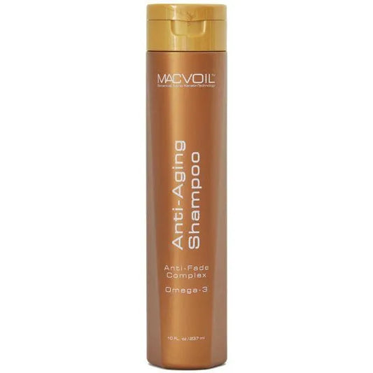 Image of the 237 milliliter bottle of Macvoil Anti-Aging Argan Shampoo.